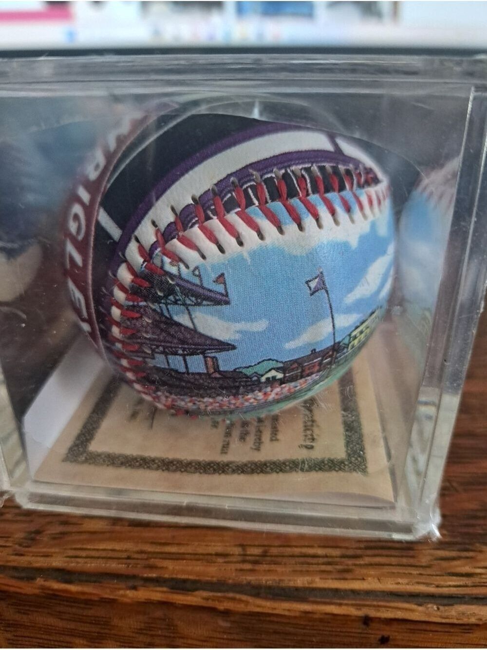 VTG Wrigley Field UNFORGETTABALL Limited Edition Baseball Collectible SEALED - Picture 5 of 6